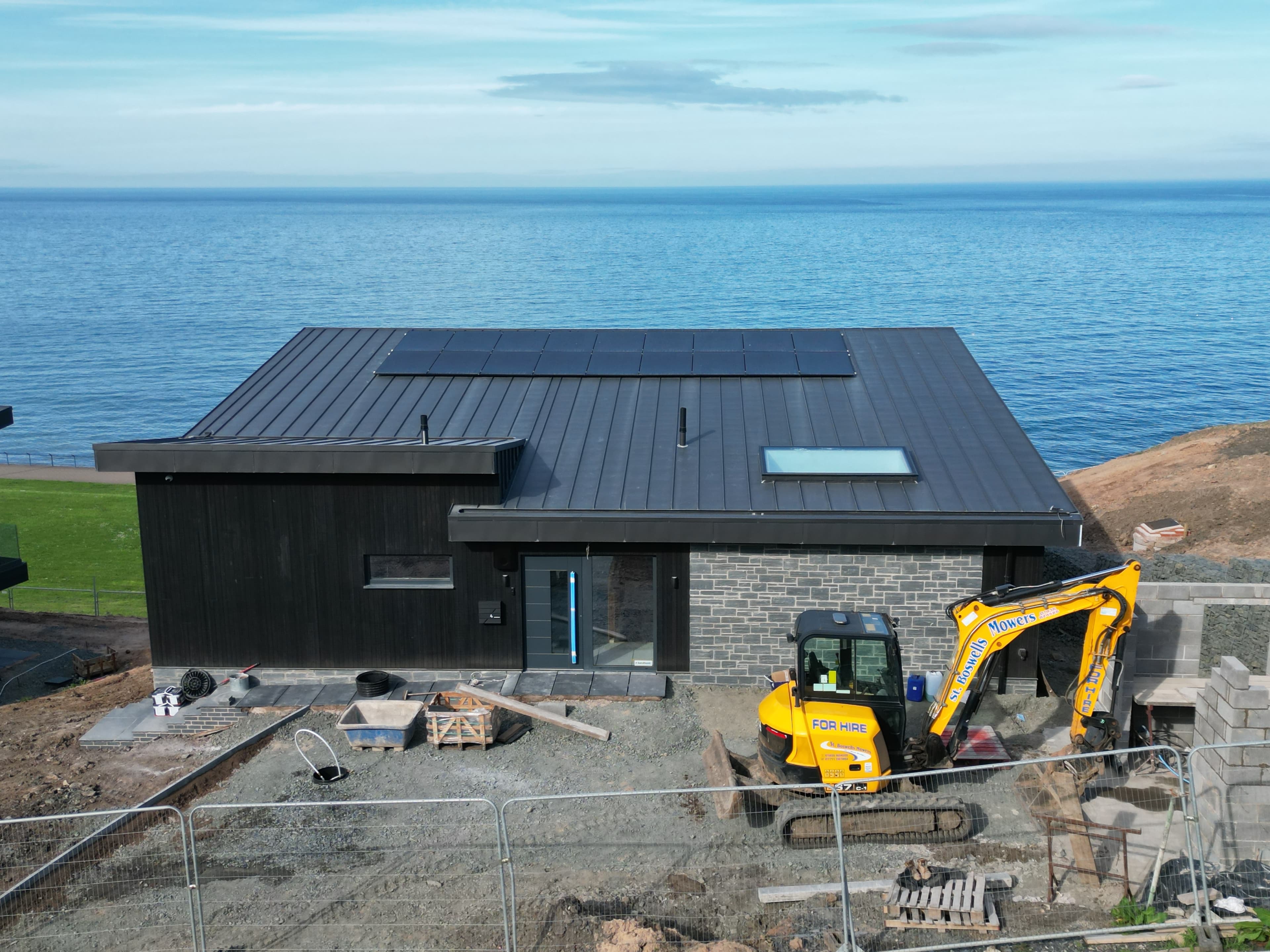 Sandbanks solar installation by GMC Solar