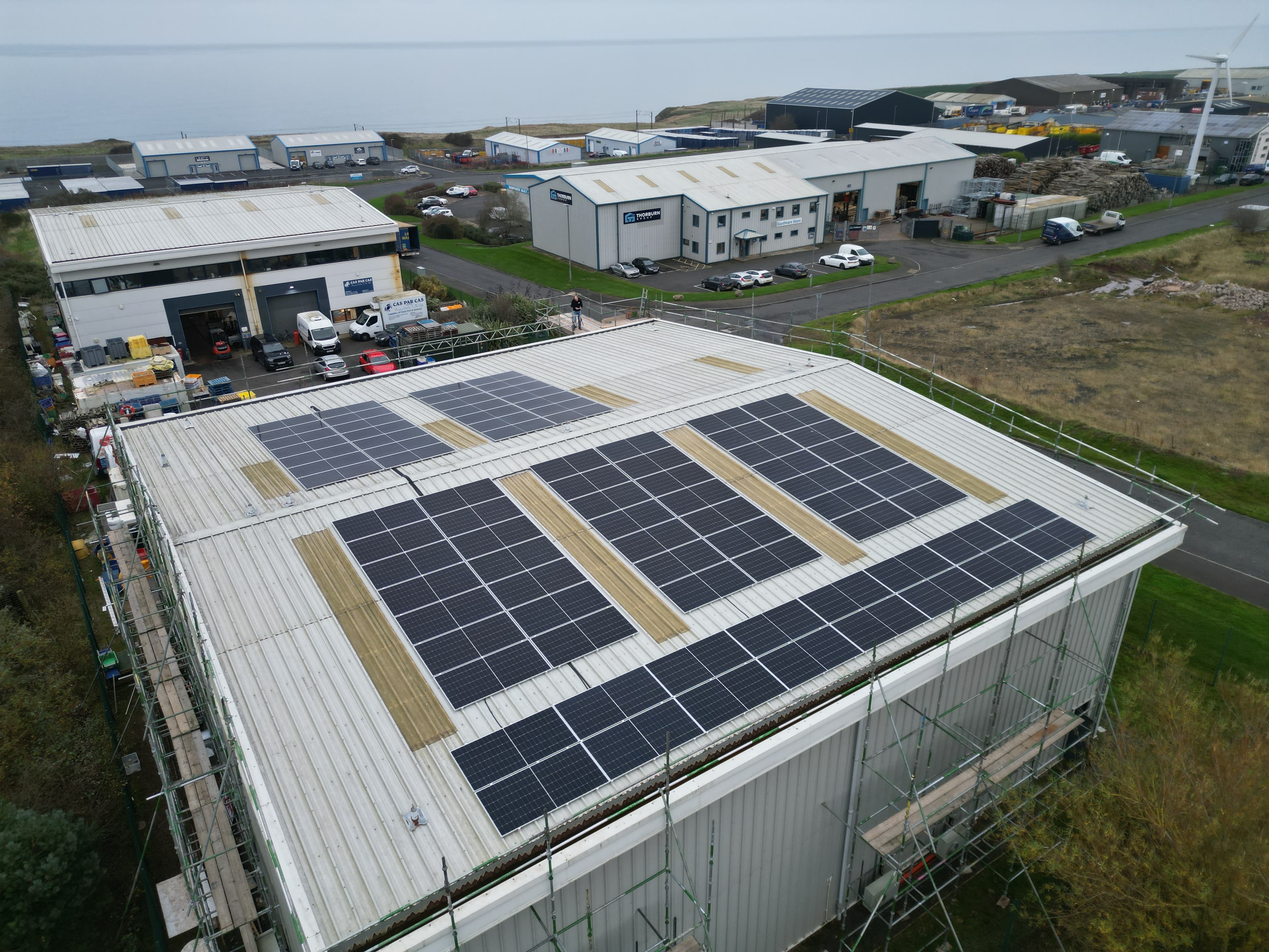 Berwick Shellfish solar installation by GMC Solar