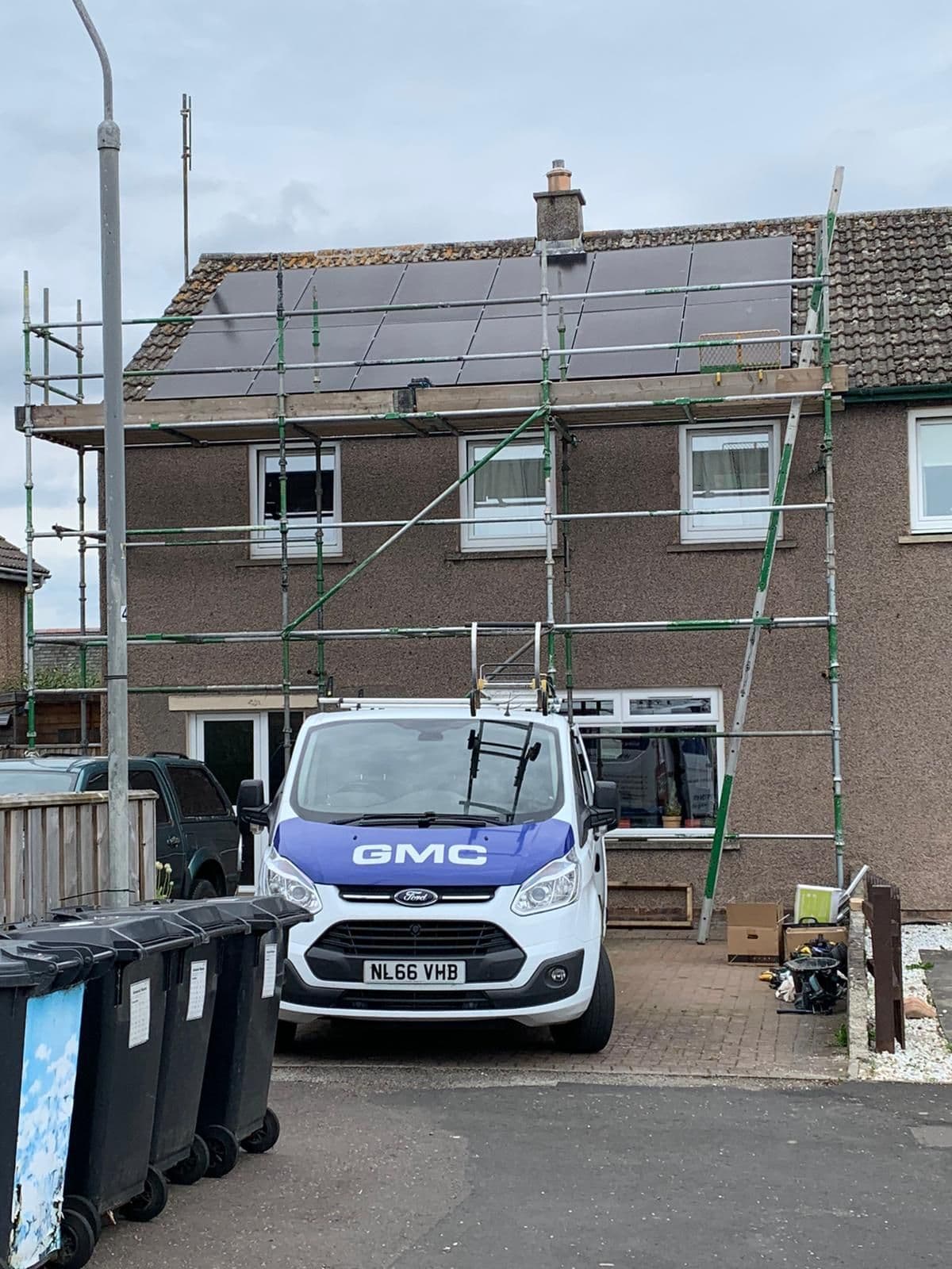 Borders Home solar installation in Northumberland
