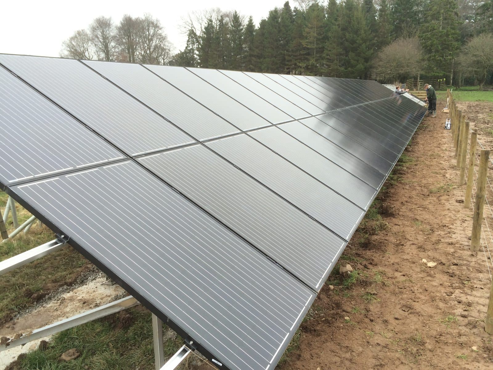 Paxton House solar installation in Northumberland